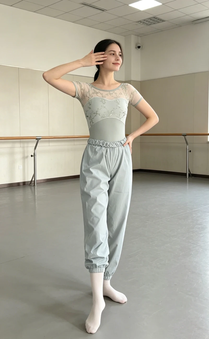Ballett Tanz Lange Hosen Erwachsene Täglich Bequem Im Freien Praxis Tanzen Kleidung Frauen Schnell Trocknende Bunte Tanz Hosen – Detail 5