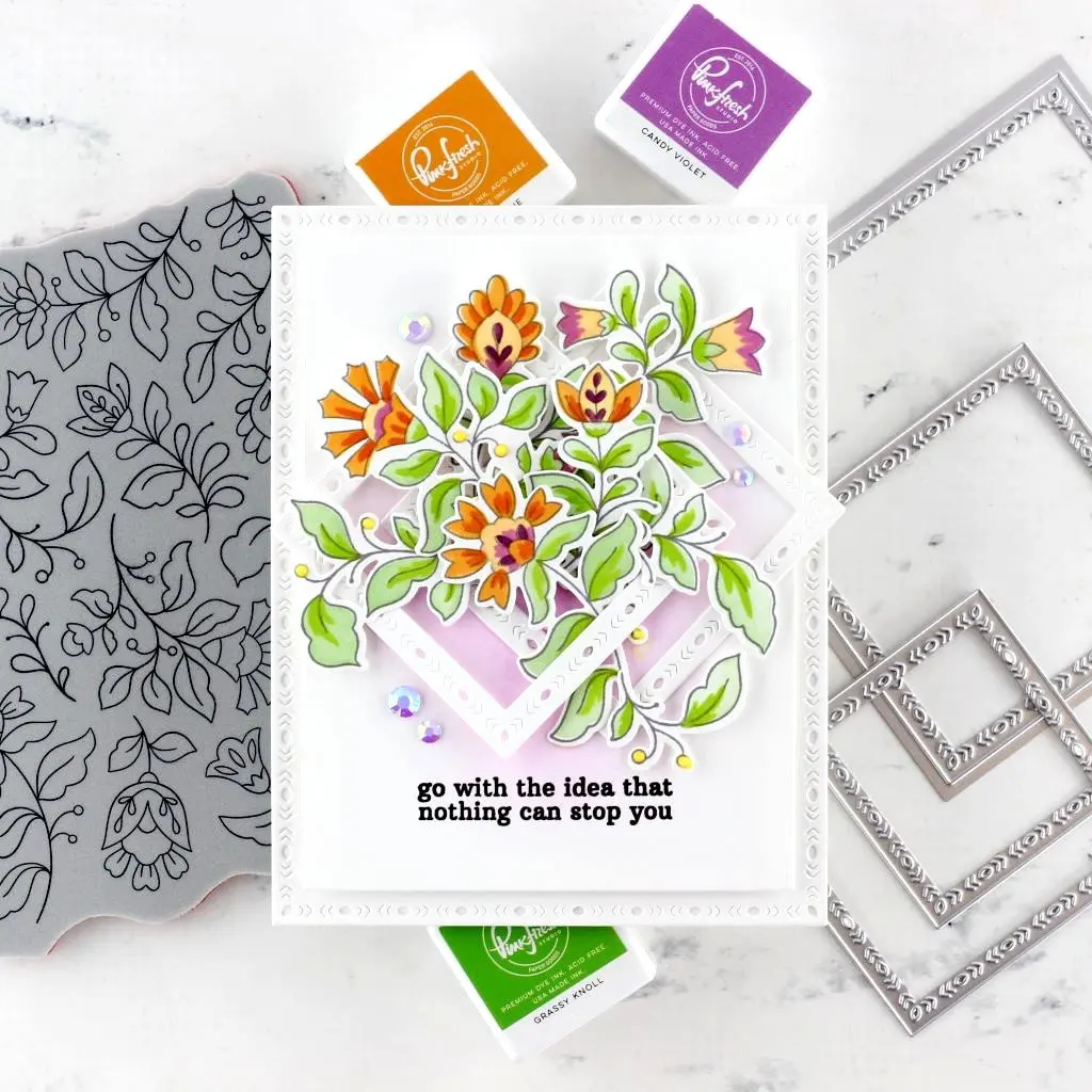 FOLK EDGE SQUARE Metal Cutting Dies Scrapbook Diary Decoration Stencil Embossing Template DIY Greeting Card Handmade 2026 New