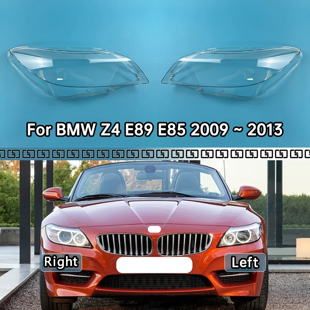 

For BMW Z4 E89 E85 2009 2010 2011 2012 2013 Front Headlight Cover Headlamp Lamp Shell Transparent Lampshade Lens Plexiglass