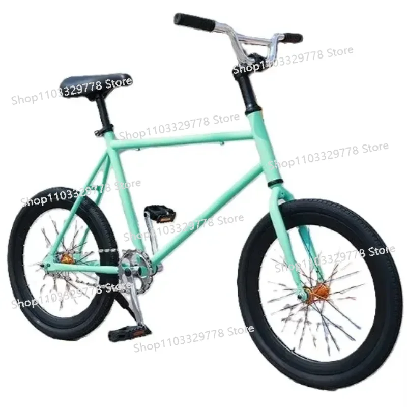 شعبية 20 بوصة الكربون الصلب الثابتة والعتاد دراجة نوعية جيدة دراجة حيلة في الهواء الطلق الشارع الرياضة الدراجة #1