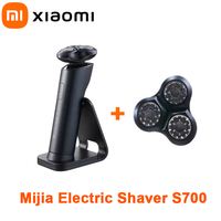 XIAOMI MIJIA Electric Shaver S700 Portable Flex Razor 3 Head Shaving IPX7 Waterproof Washable Beard Trimmer Trimer Cutter 30 Day