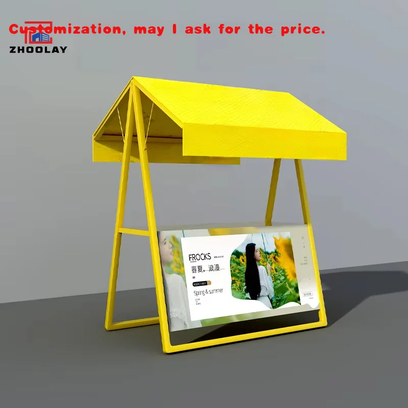 custom.Market Stall Night Market Internet Celebrity Foldable Mobile Activity Wrought Iron Table Rack Display Rack
