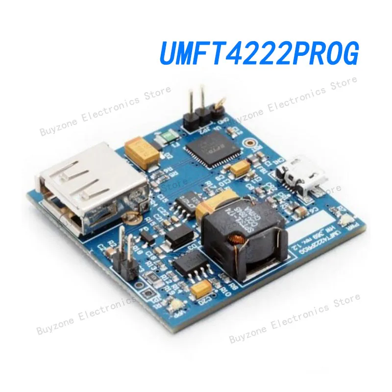 

UMFT4222PROG Programmer module, FT4222H OTP MEMORY, directly installed on UMFT4222EV circuit board, USB 2.0 at full speed