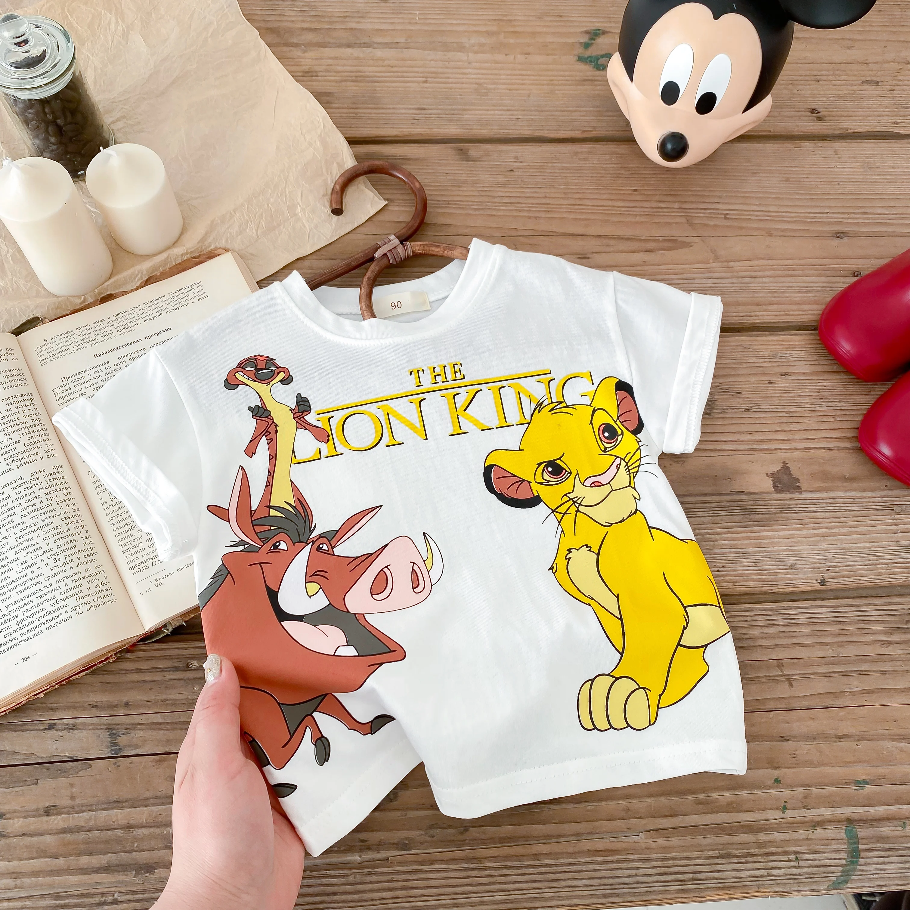 2024 verão crianças camisetas impressas dos desenhos animados bonito do bebê meninos meninas camisetas topos crianças manga curta disney princesa t camisa 0-6 idade