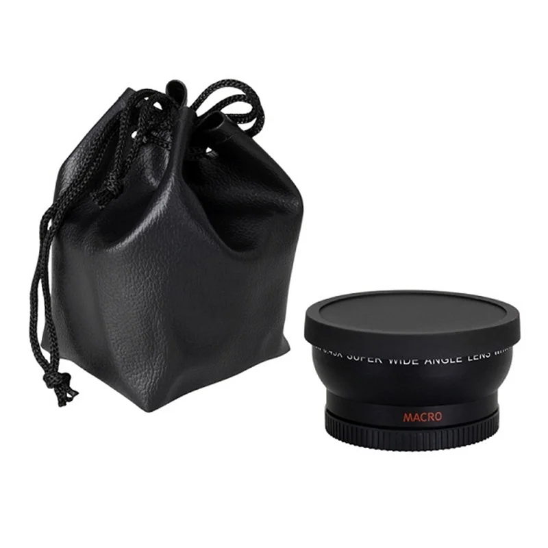 37mm 43mm 46mm 49mm 52mm 55mm 58mm 62mm 67mm 72mm Lens Wide Angle Conversion Wide-Angle Camera Lens With Macro Lens