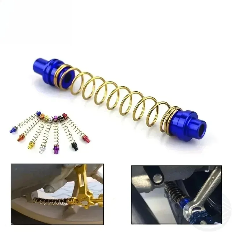 1pcs Hot Sale Suitable Motorcycles Color Telescopic Brake Springs Stainless Steel Compression Springs Aluminum Hea High Quality