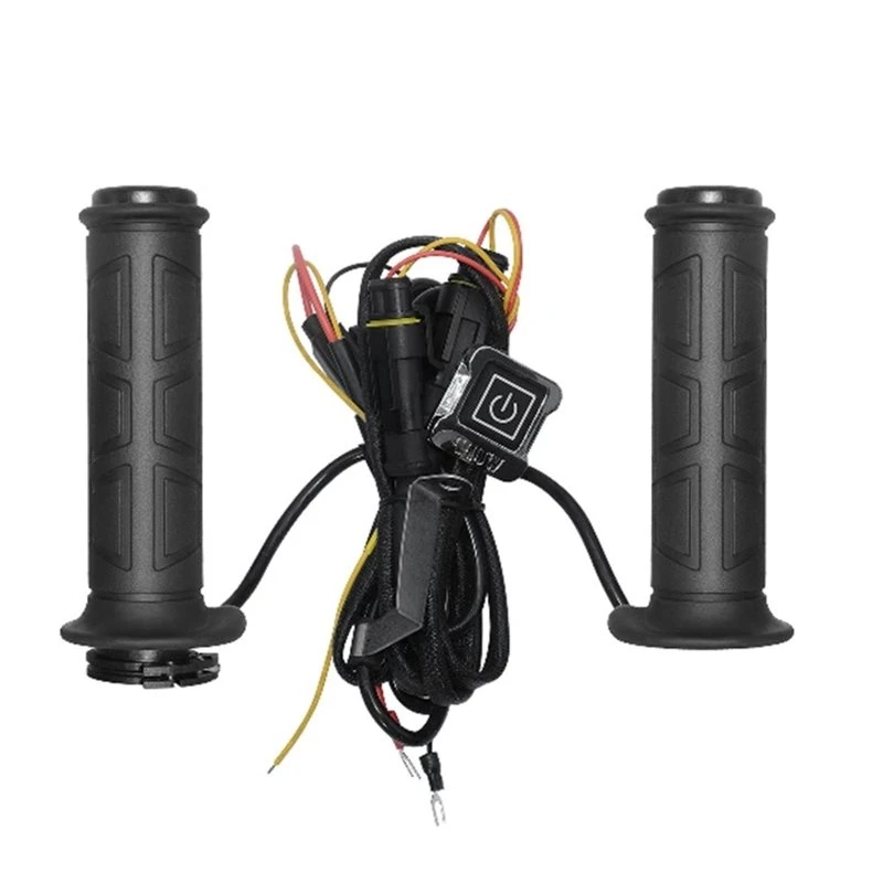 ABTD-For 22Mm Handlebar Waterproof Heated Grips Motorcycle Handlebar 5+ 1 Heat Settings Including Memory Function Level