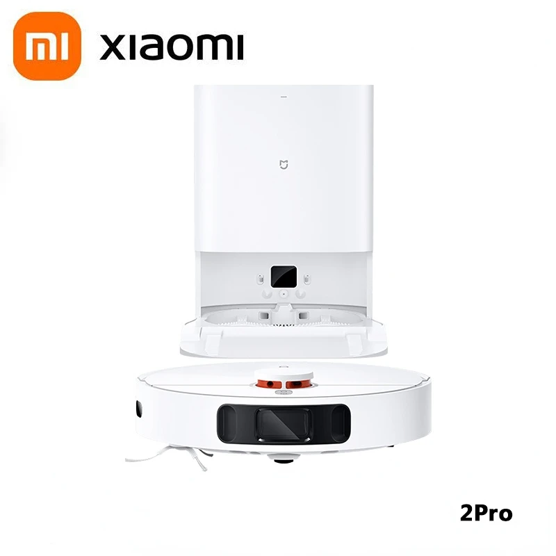 XIAOMI MIJIA Self Cleaning Robot Vacuum Cleaner Mop 2 Pro 4000PA Smart Home Cleaning Robot Cleaning Tools Dirt LDS Navigation