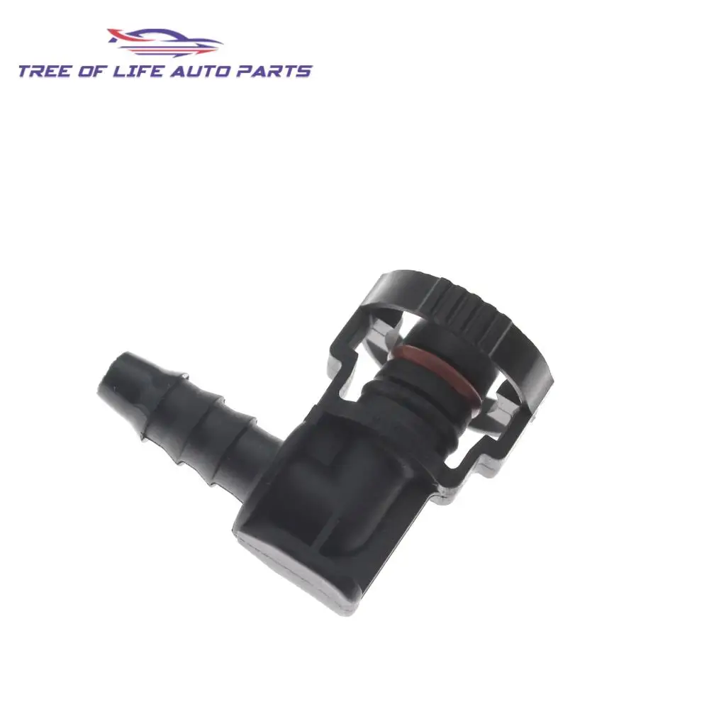 1/2/5/10 New Design Auto Cooling System Fuel Line Hose Connector D10 ID6-90° Quick Connector For Auto Water pipe