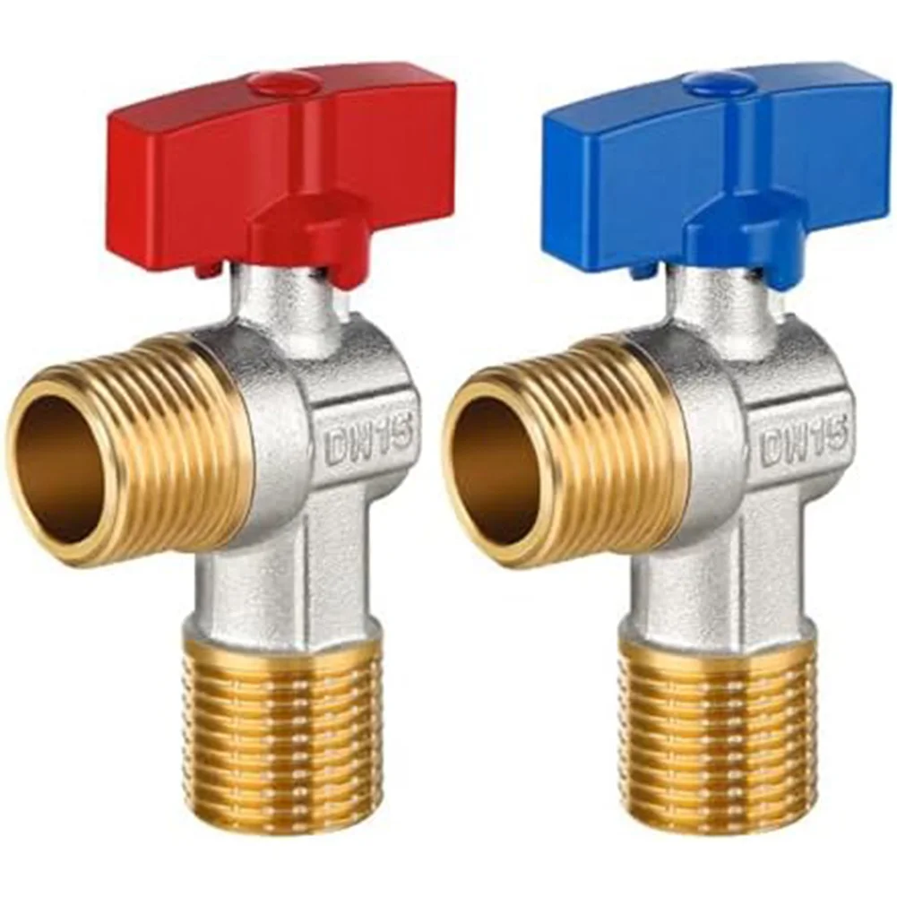 High-Performance 0.5 Brass Angle Valve Efficient, Leak-Proof Bathroom Shower Brass Junction Water Flow Control Valve
