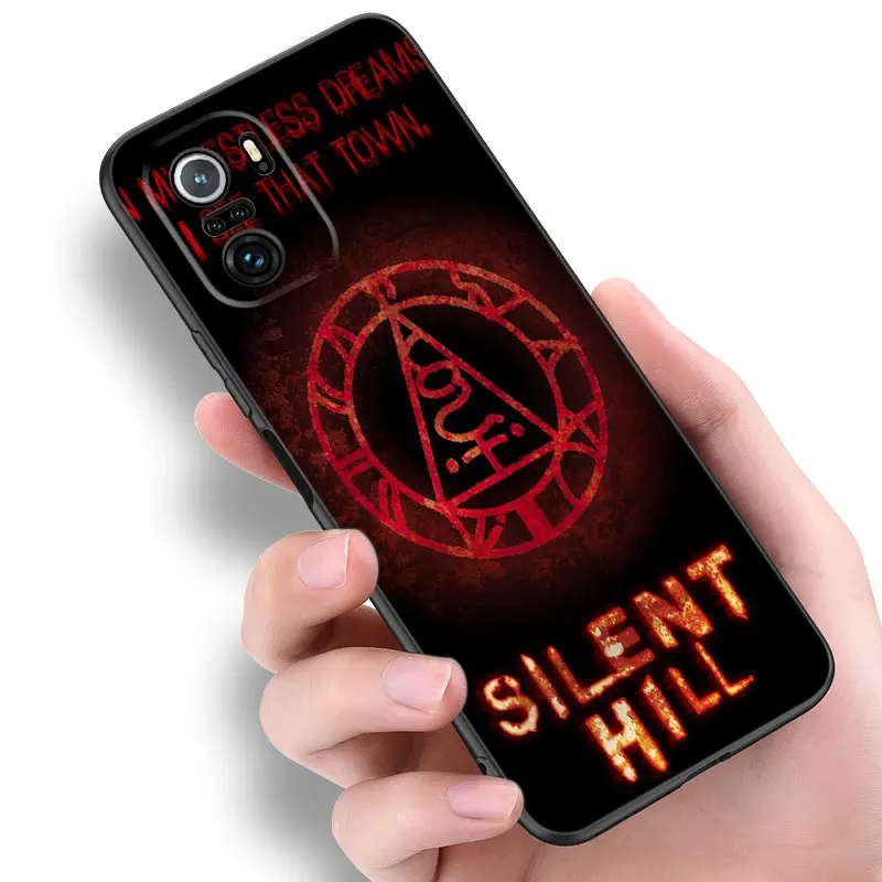 Horror Game Silent Hill Phone Case For Xiaomi Mi 9 SE 8 10 10T 11 12 13 Lite 9T 11T 12S 12T 13T Pro 11i 12X Black Silicone Cover