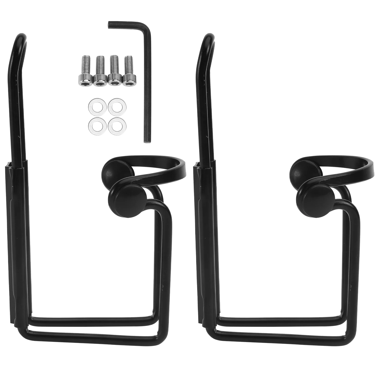 

2pcs Aluminum Alloy Water Bottle Rack for Bike Lightweight Cycling Holder Frame Mount Bracket with Screw Holes Universal Fit