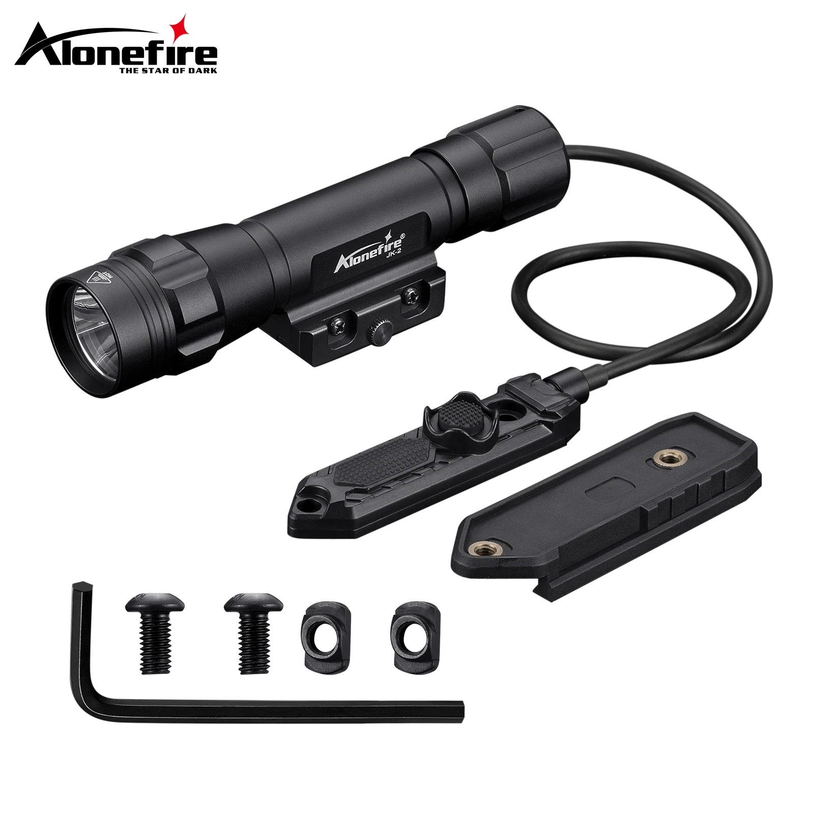 Alonefire JK-2 LED High Power Torch Powerful Professional Hunting Tactics Night Flashlight Outdoor Spotlight Long-range Light