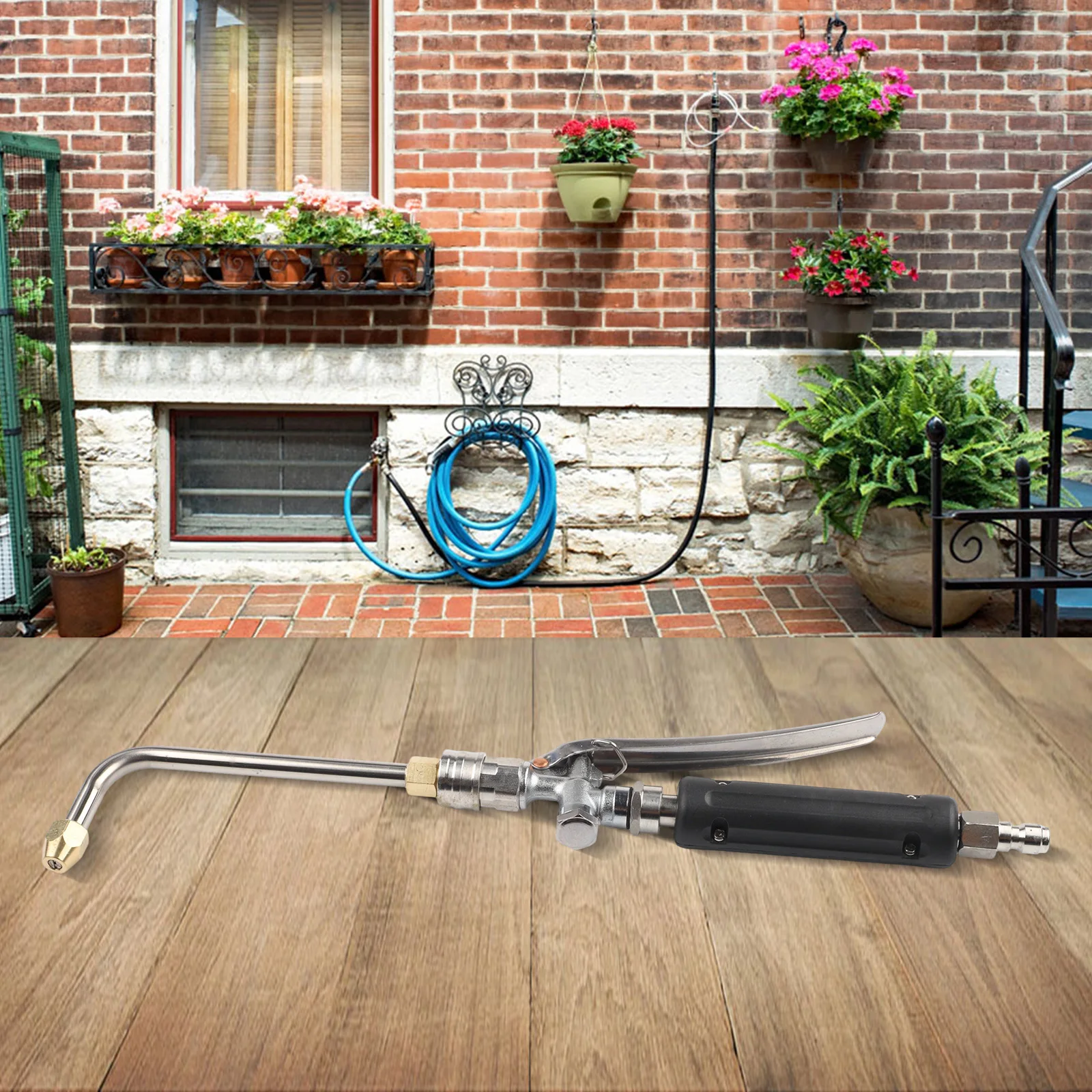 

Чистящие средства, как показано на рисунке Мойка высокого давления 1 4, быстроразъемный распылитель, фиксирующая ручка, непрерывный поток воды, простая встроенка