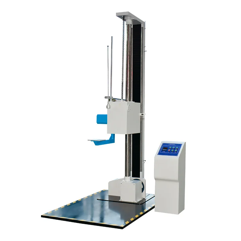 

Single arm double arm drop testing machine Carton packing box Free drop test bench Drop resistance testing instrument