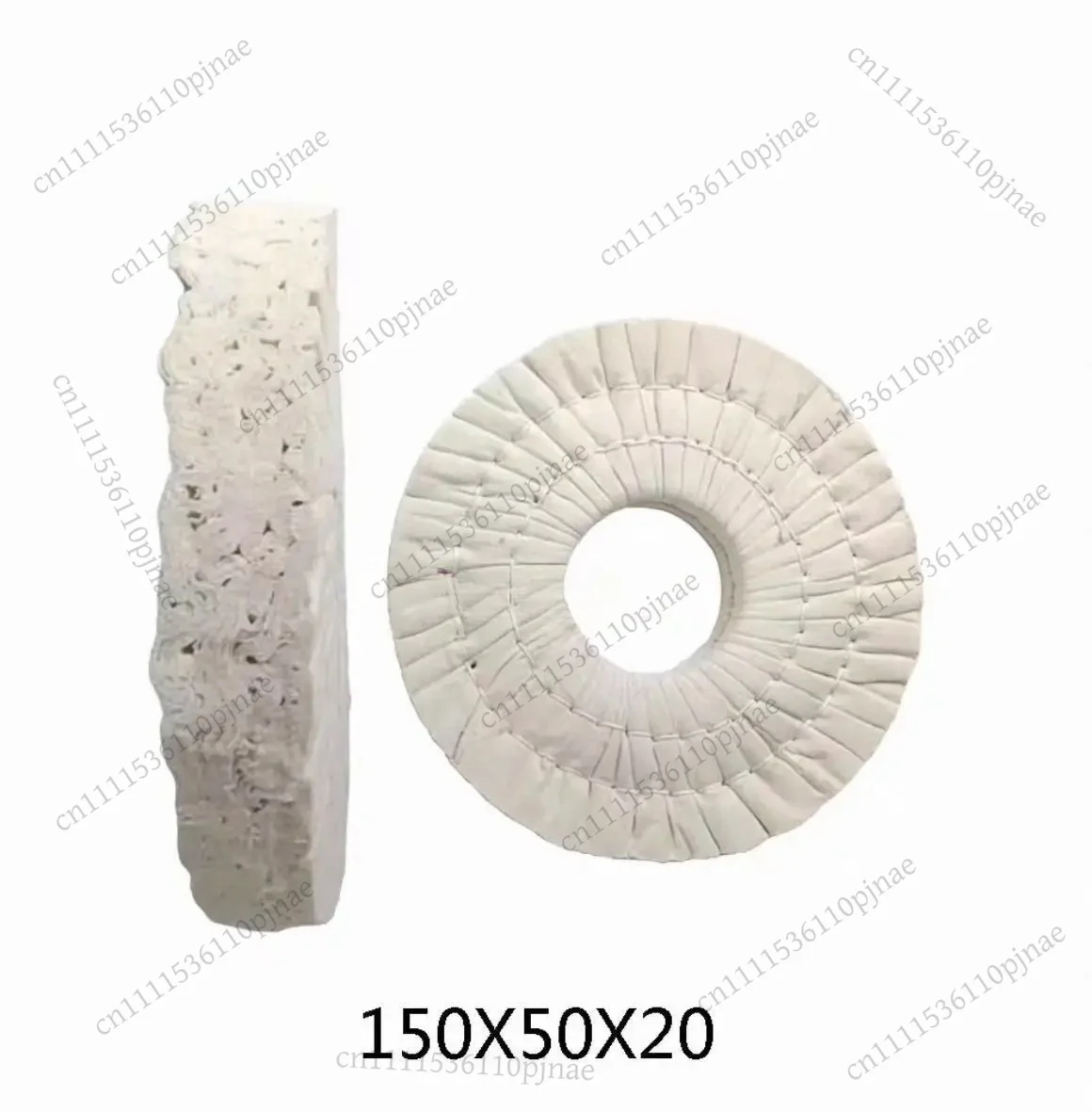 5PCS 150x50x20mm Buffing Wheel Polishing Wheel Without Wire for KDT HOMAG Edge Banding Machine