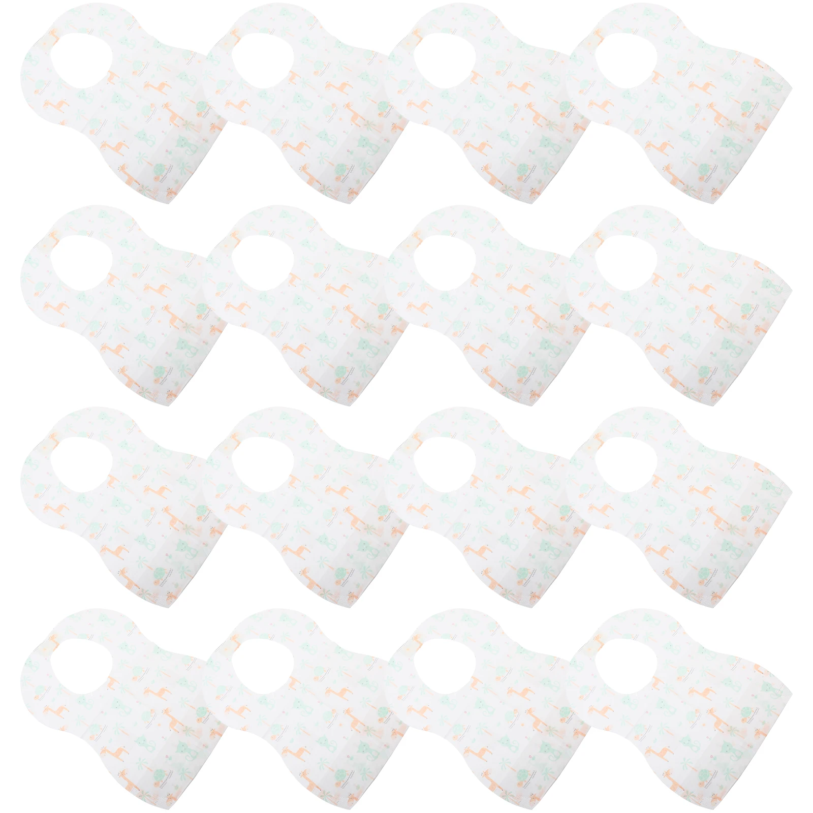 

20 Pcs Apron 's Rice Bag Toddler Drool Bibs for Girl Dribble Non-woven Fabric Feeding