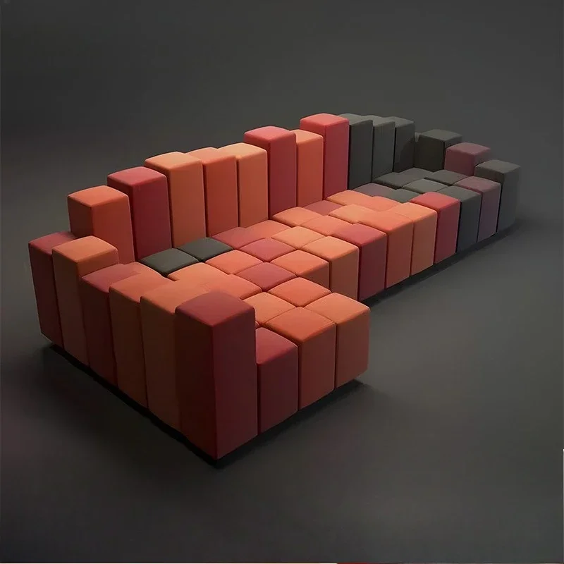 Internet celebrity sheet music piano special-shaped sofa dopamine creative fashion designer furniture living room shopping mall