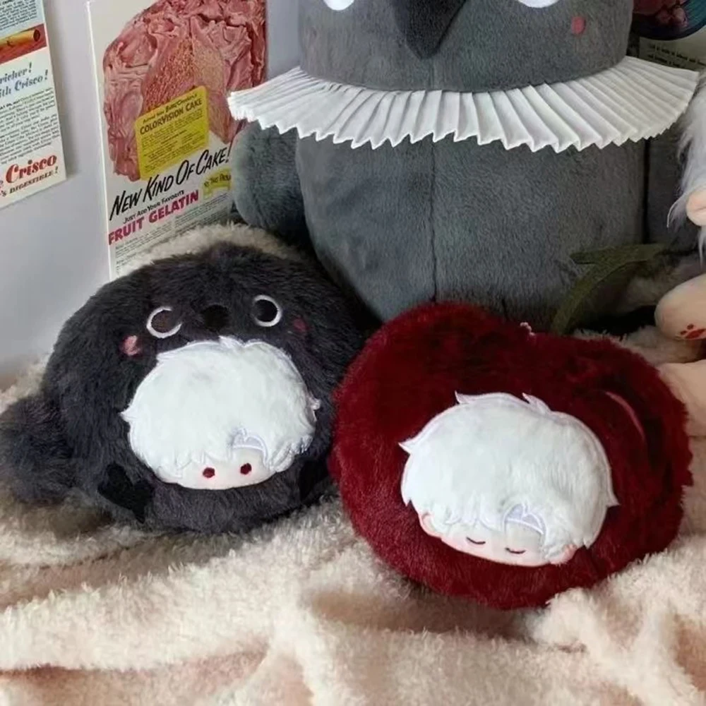 Game Love And Deepspace Sylus Cosplay Key Chain Cherry Crow Stuffed Cute Plush Doll Keychain Bag Pendant Keyring Accessories