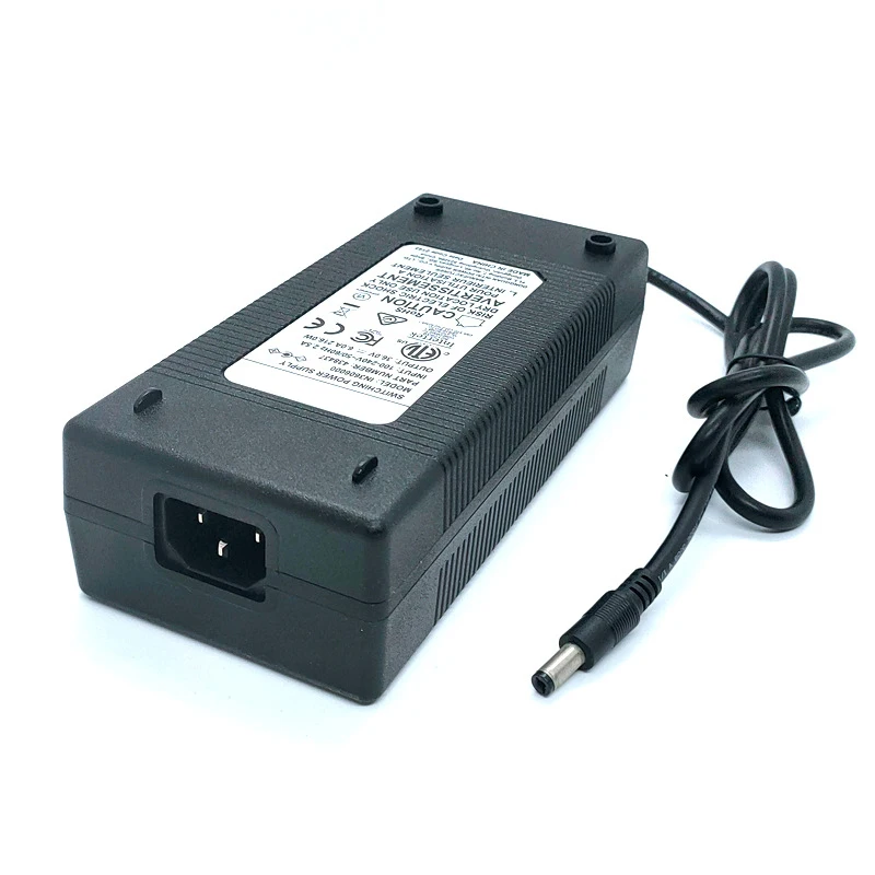 54.6V 4A Li-ion Battery Charger For 48V 13S Electric Scooter Wheelchair Li-ion Battery E-bike Charger DC5.5*2.1MM