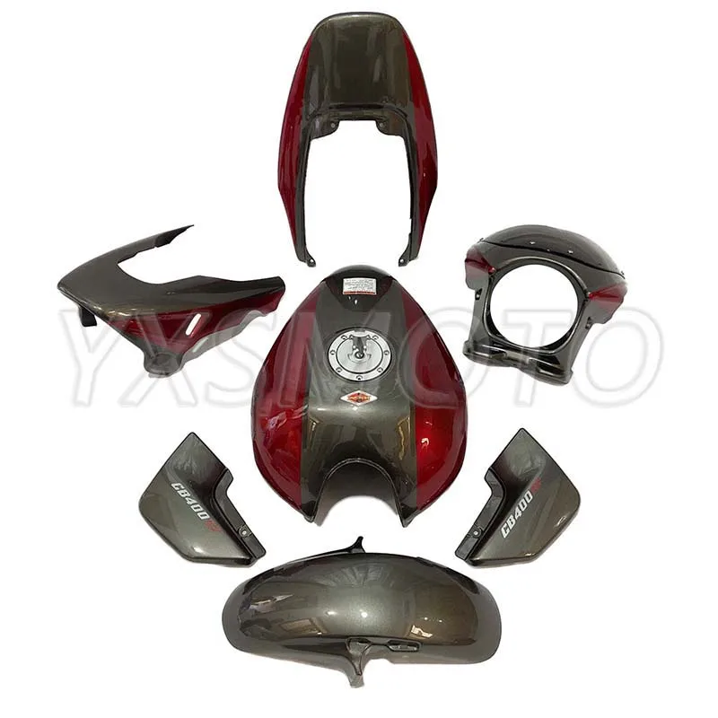 CB400 VTEC1 2, обтекатель, полный корпус, боковая панель, переднее и заднее крыло, стальной бак для Honda cb400sf