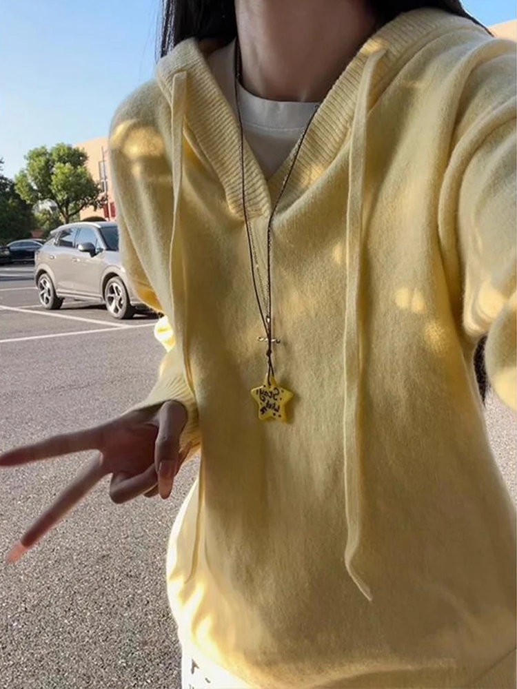 

Мужская тяжелая толстовка с капюшоном American Sle Cleanfit, осенний вязаный открытый кардиган для пары Lazy Faion, топ