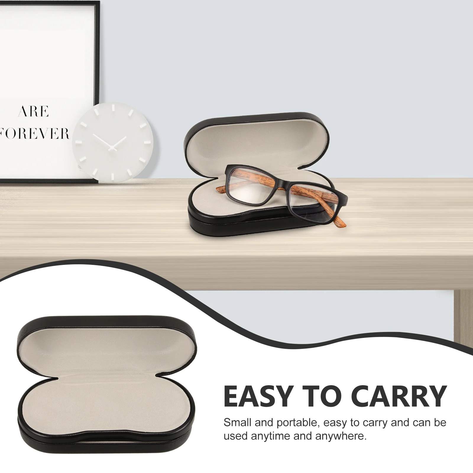 Double Sided Glasses Case Disguise Somebodys Hiding Something Containers Eyeglass