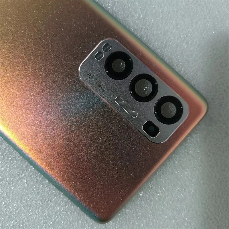 

Для OPPO Find X3 Neo 5G / Reno 5 Pro 5G CPH2207 Стеклянная задняя крышка батарейного отсека Задняя крышка с заменой объектива камеры