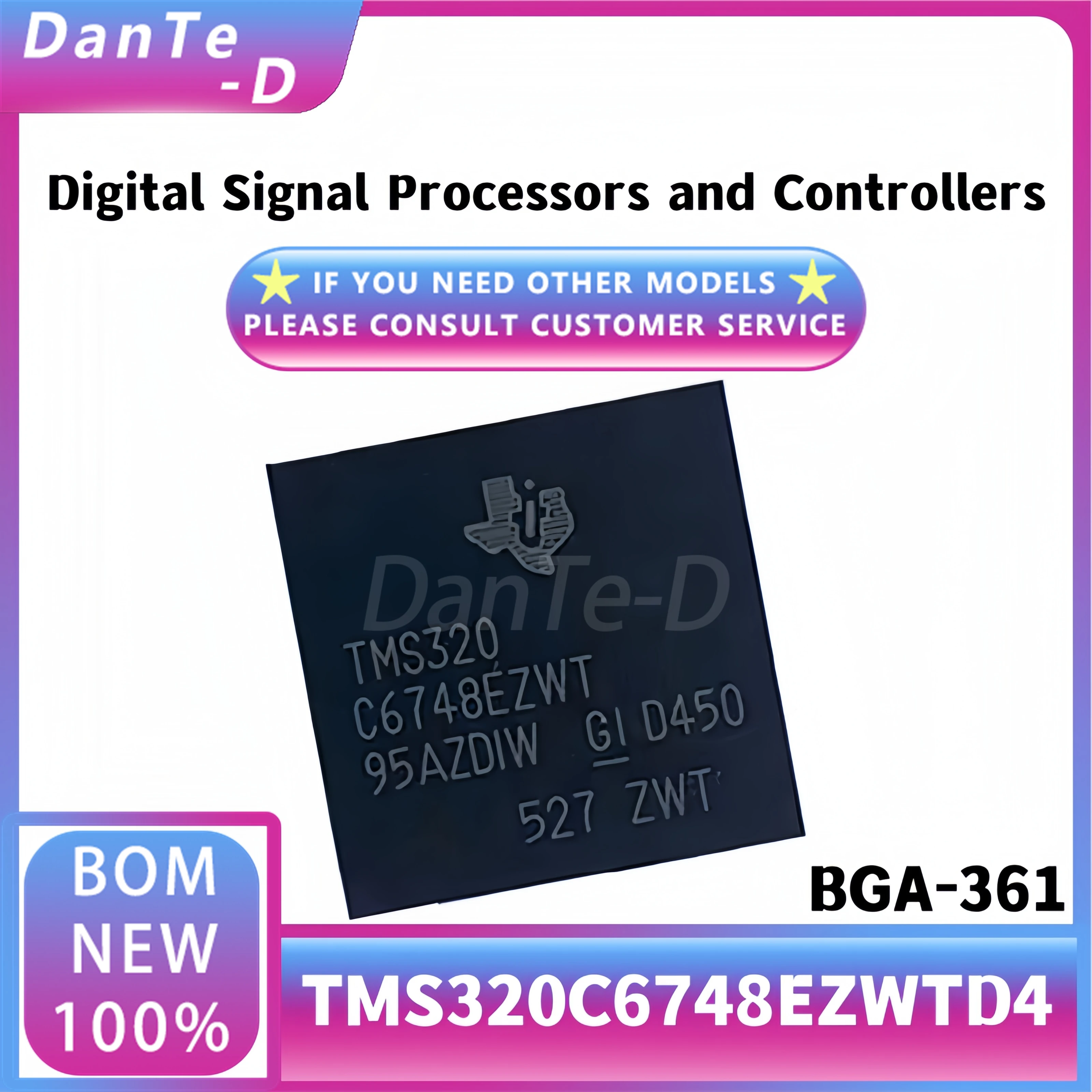 TMS320C6748EZWTD4 package BGA-361 digital signal processor and controller IC new original authentic