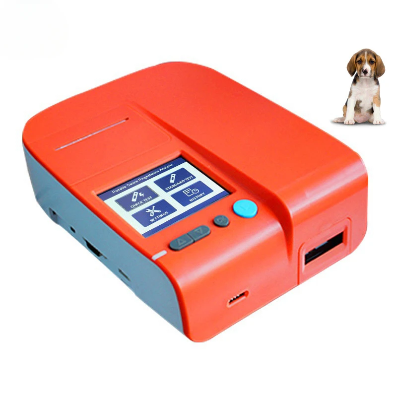 

Veterinary Pet POCT Machine Portable Dog Canine Progesterone Test Progestrone Vet Immunoassay PROG Detector Device