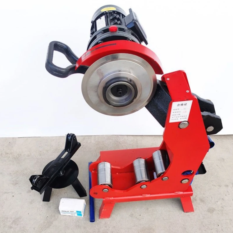 Portable Pipe Grooving Machine / Round Pipe Cutting Sawing Machine / Small Round Stainless Steel Hollow Pipe Cutting Machine