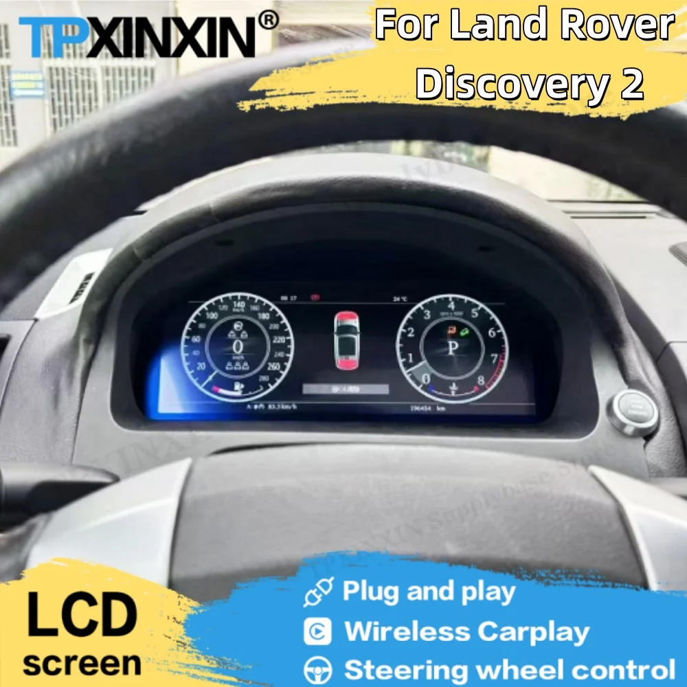 12.3 Inch No programming Required For Land Rover Freelander 2 LR2 Performance Display Dashboard DenaliDigital Instrument Cluster