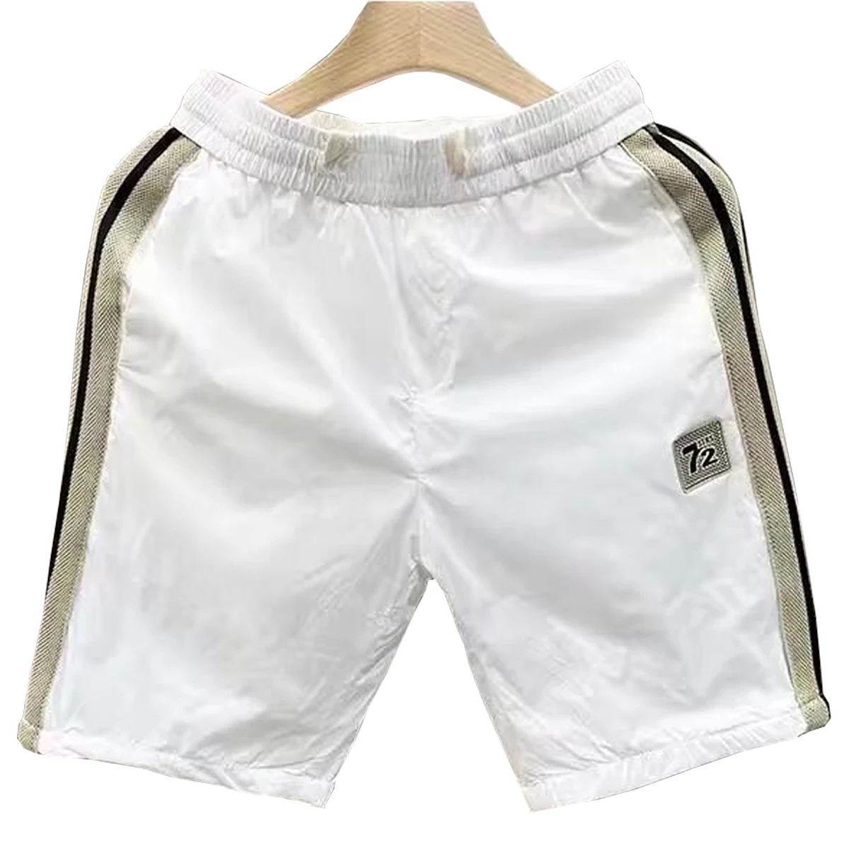Men's Casual Shorts Summer Ultra Thin ice Silk Shorts Quick Drying Loose Fit Can be Used As Swimming Trunks Beach Pants