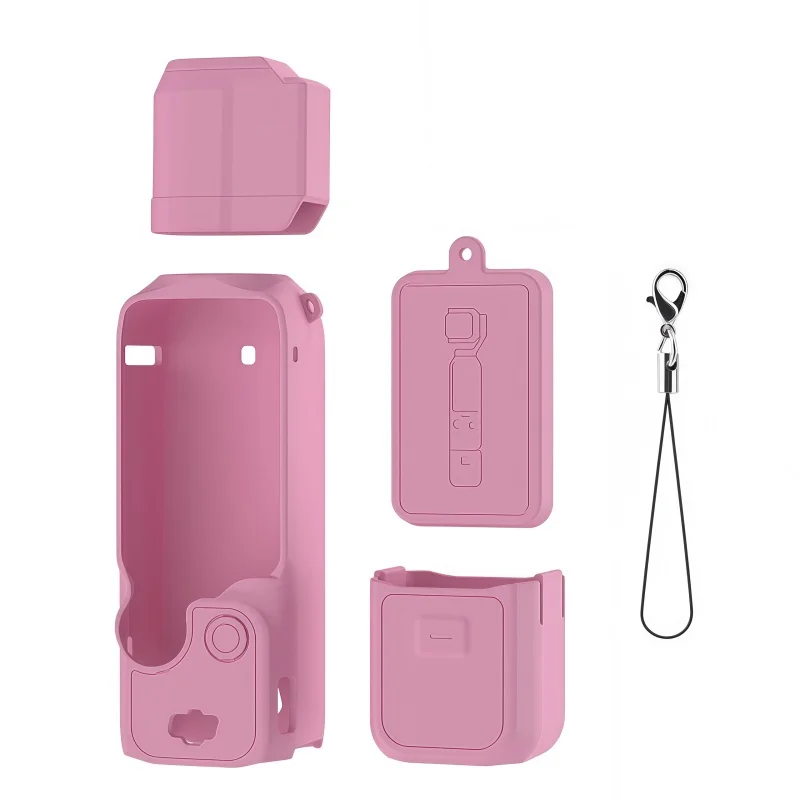 Schutzhülle für DJI OSMO Pocket 3 Silikon-Schutzabdeckung Kratzfester Objektivdeckel-Schutz für Pocket Case Kamera-Gehäuse Zubehör