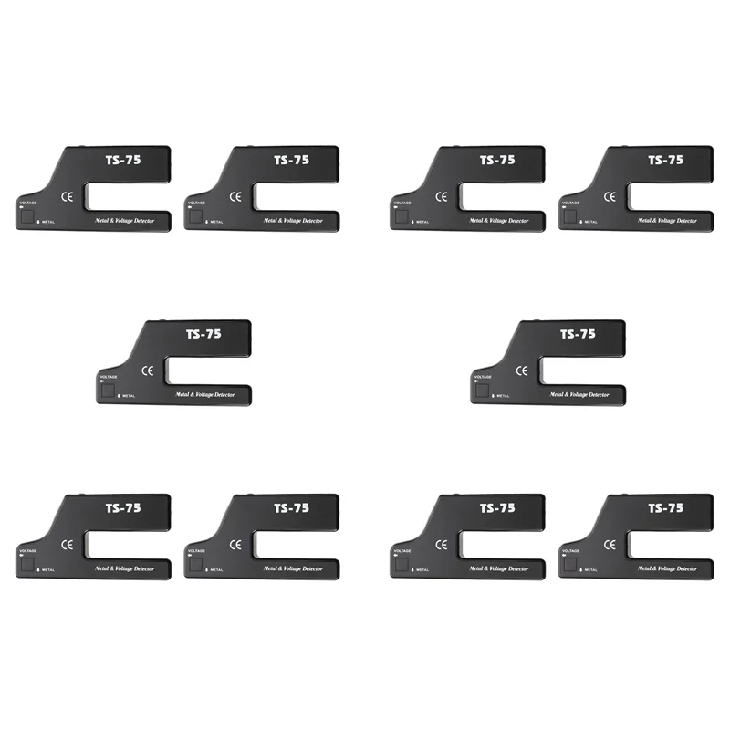 Ручной металлический детектор напряжения Daily 10X, обнаружение проводов кабельных труб, детектор проводов трубопровода TS-75
