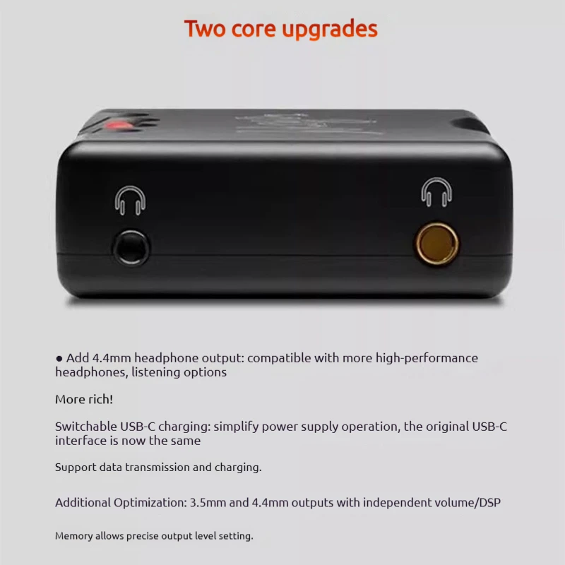 إصدار محسن من Chord Mojo2 سماعة رأس محمولة أمبير DSD وحدة فك ترميز صوت الموسيقى تدعم نقل البيانات والشحن المحدث بالكامل