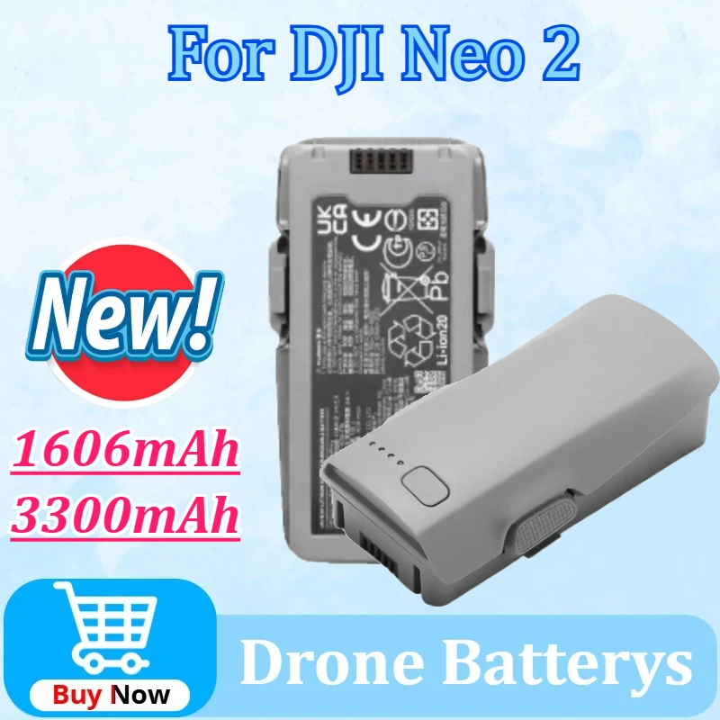 New for DJI Neo 2 Battery Drone Accessory 7.16V 1606mAh/3300mAh Upgraded Smart Flight Battery Quality in Stock