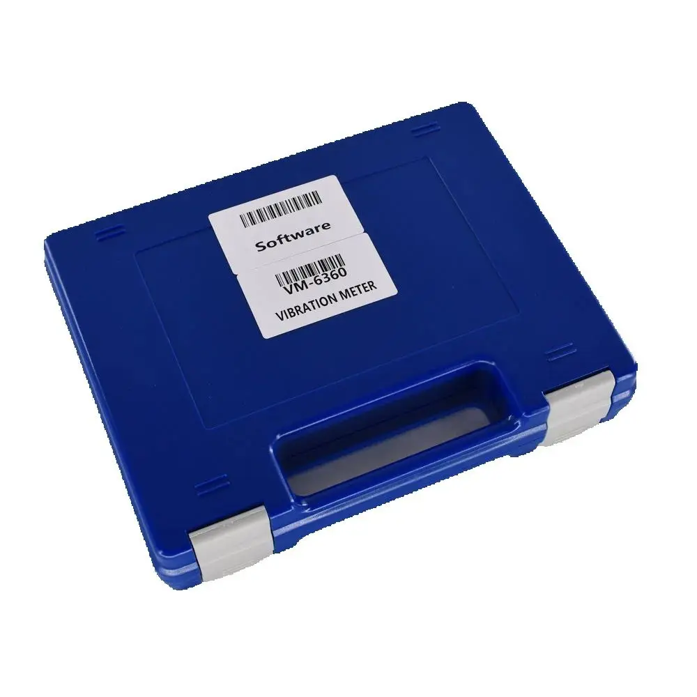 VM-6360 Digital Vibration Tester Meter Analyzer with Software and Data Cable 0.01-400mm/s True RMS Vibrometer