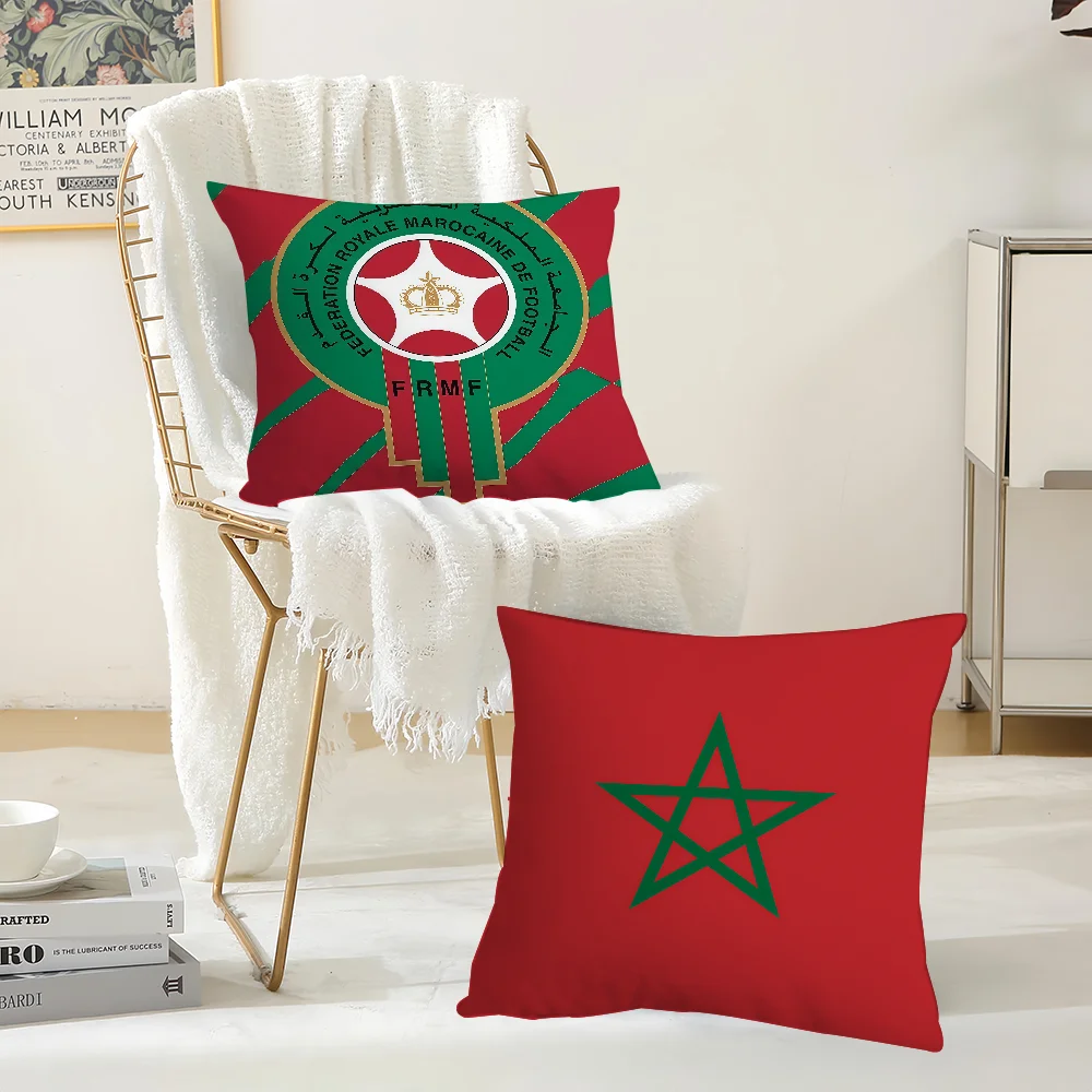 Luxury Morocco Flag Pillow Case Suitable For Bedrooms Living Rooms Cars Home Decoration