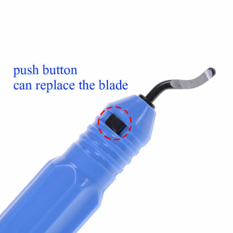 NB1100 Burr Handle 10 PCS BS1010 Cutters Hand Deburring Rough Edges Tools Blades Remover Hand Tool For Wood Plastic