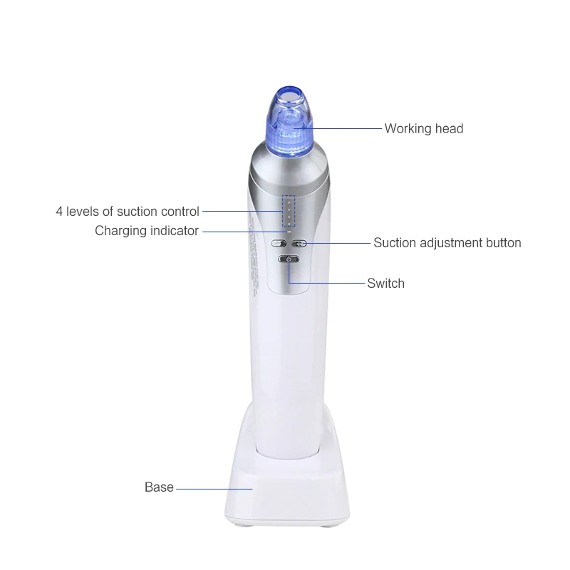 Blackhead Remover Vacuum C​lean Pores Acne Treatment Blackhead Removal Whitening and Rejuvenating Skin Removing Horny