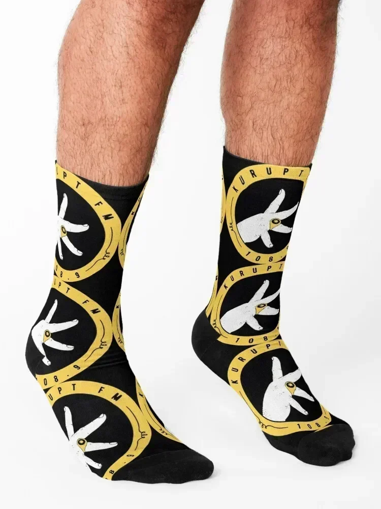 KURUPTFM, KURUPT FM 108.9 Socks funny gifts custom winter gifts Run Socks Men's Women's