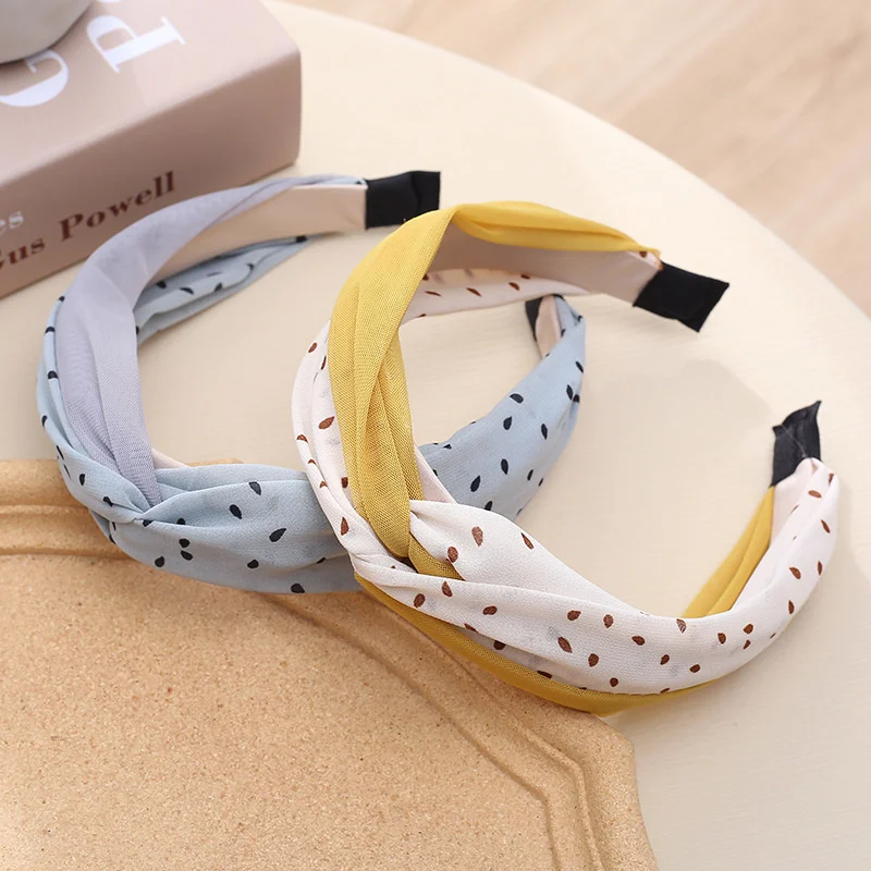 Girls New Flower Head Bands For Women Print Hair Hoop Knot Hairband Hair Accessories for Girls High Quality Accessory Headwrap