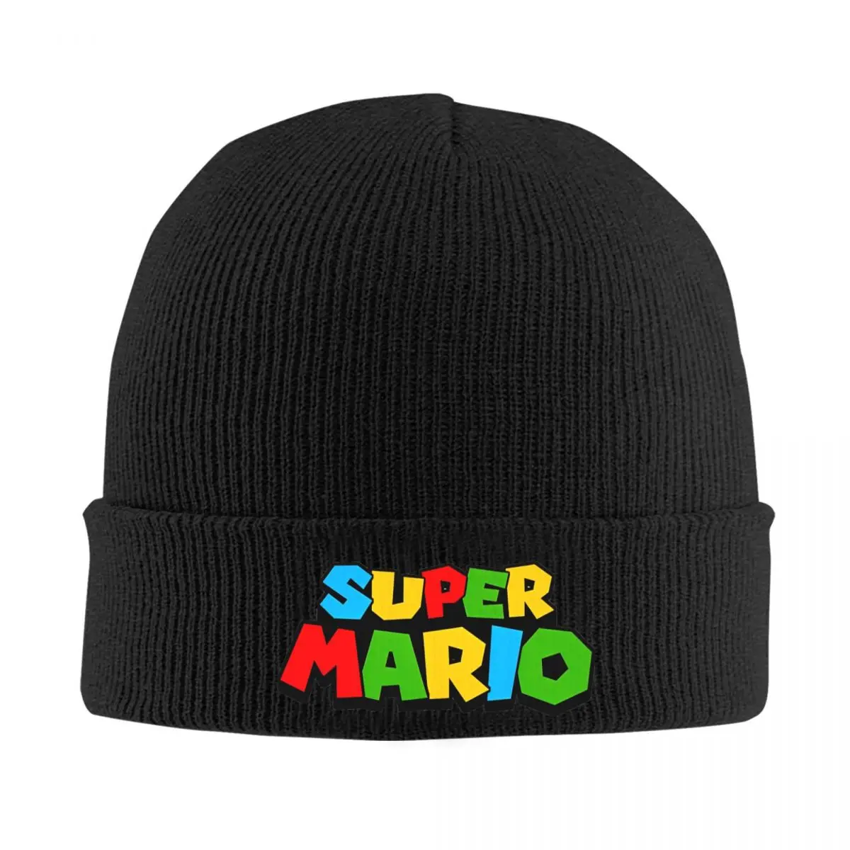 Super Mario Bonnet Hats Beanie Hats Printed Knit Hat Autumn Winter Cute Men Women Kpop Thermal Elastic Cap