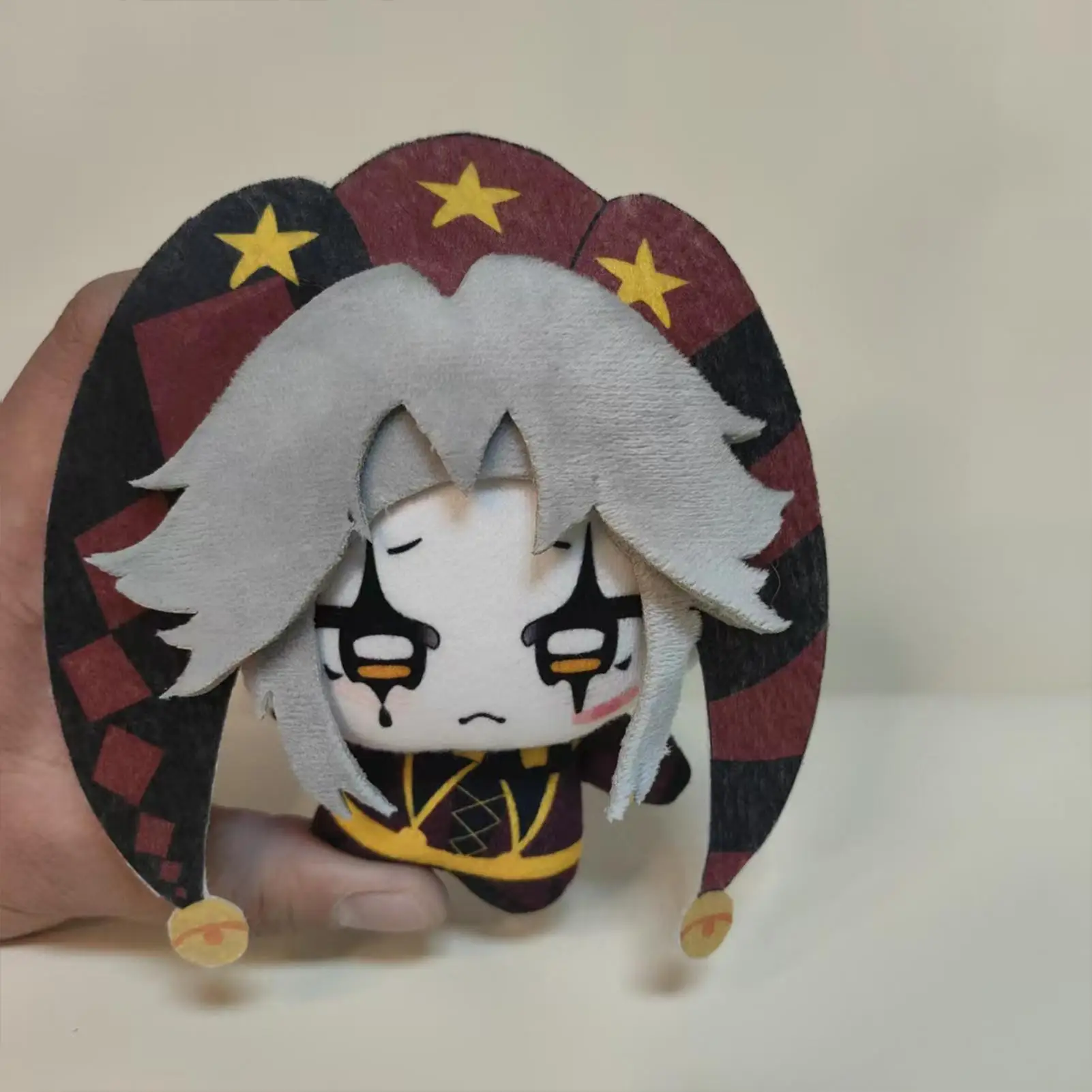 

Cute Stuffed Circus Game Doll Pierrot Cotton Doll Cute 10cm Plush Toy Kawaii Baby Plushies Dolls Toys Fans Collection Gifts