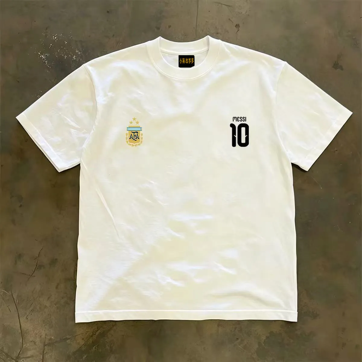 Pure Cotton Short Sleeve T-Shirt Double Thread Loose Fit Men's Style Breathable Summer Fashion Retro American Couple Tops