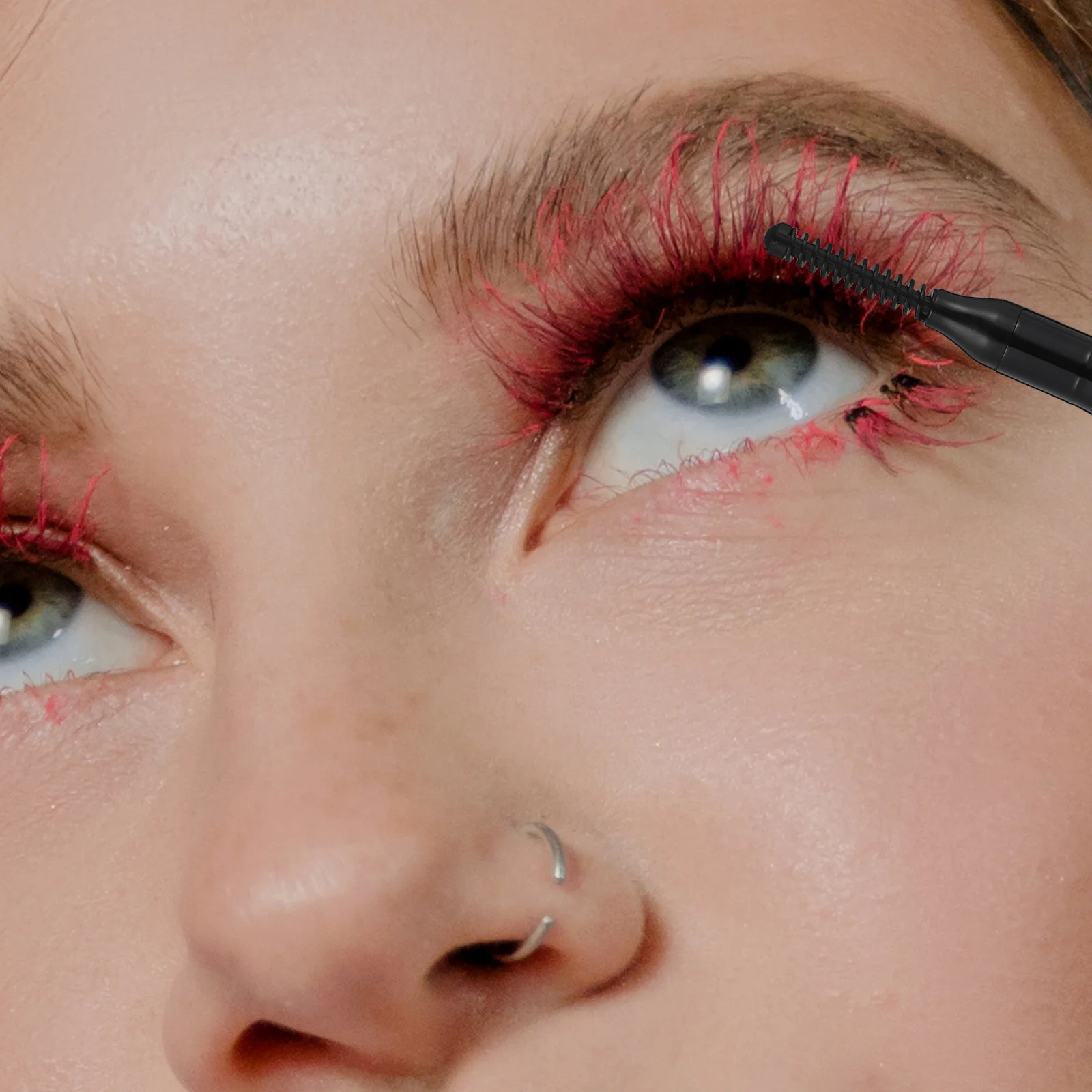 Recourbe-cils électrique Usb, chauffage rapide, large zone, Protection de sécurité, tête de brosse incurvée, outil de maquillage Portable pour voyage, 1 ensemble