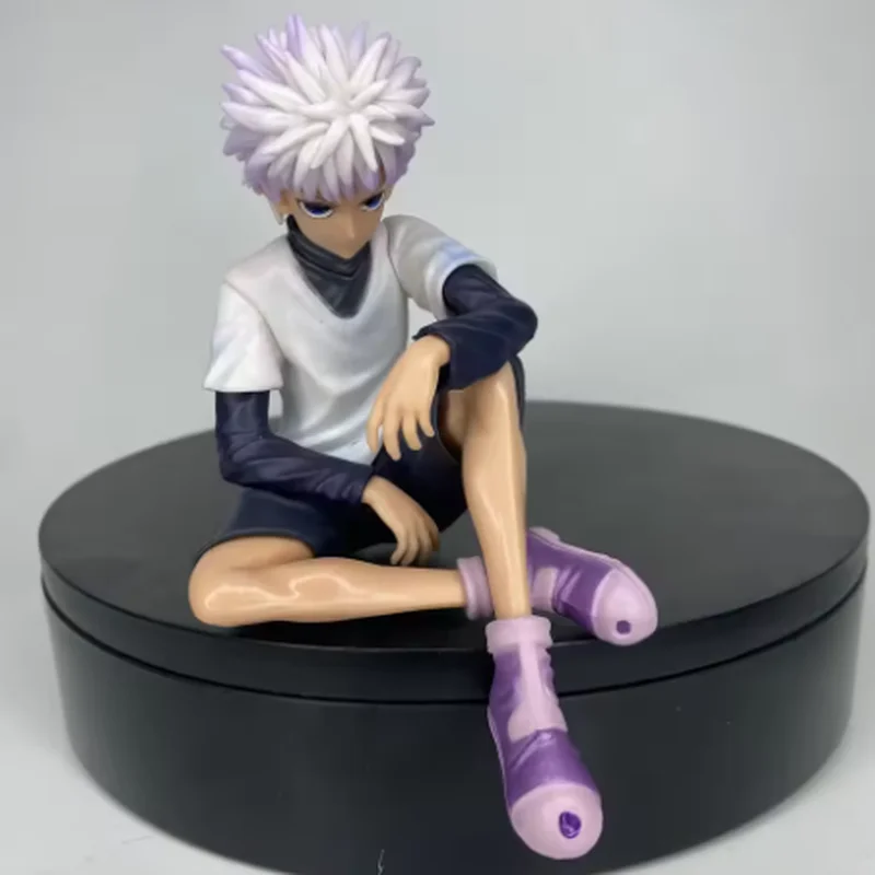 

Hot Generic Hunter X Hunter Killua Zoldyck PG Sitting Pose GK Anime Figure Desktop Ornament Model Toy Desk Decor For Kids