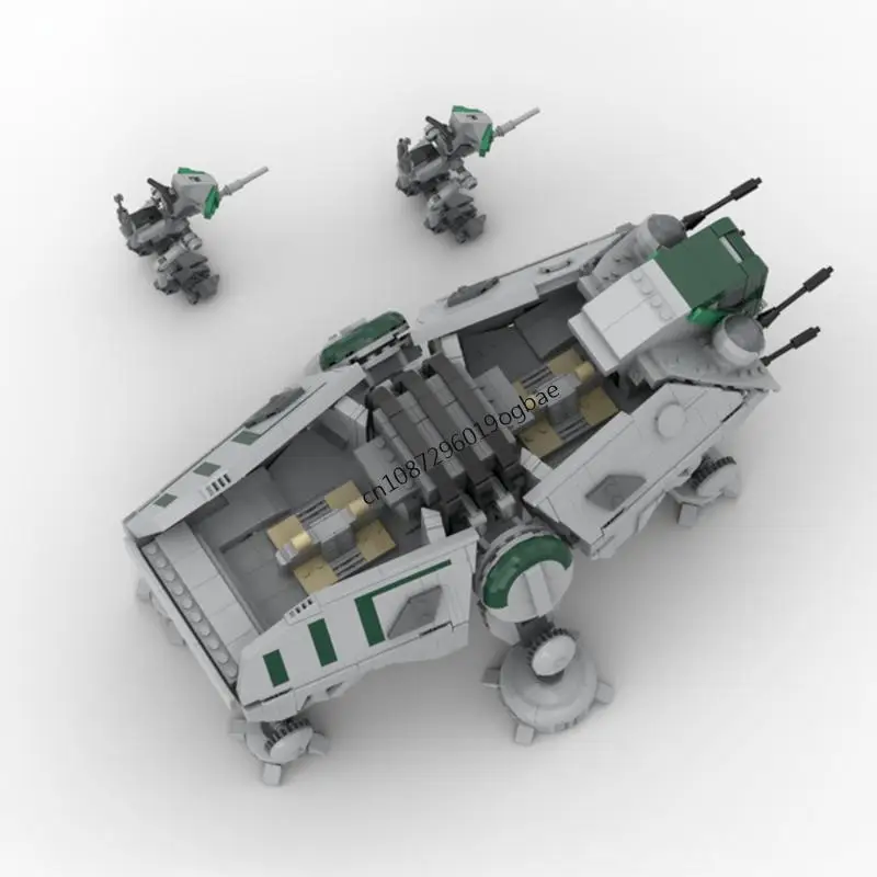 New 2042Pcs Famous Star Battle Movie Moc At-Te Lightning Squadron Model Diy Creative Ideas Kid Toy Birthday Gift Building Blocks view 3
