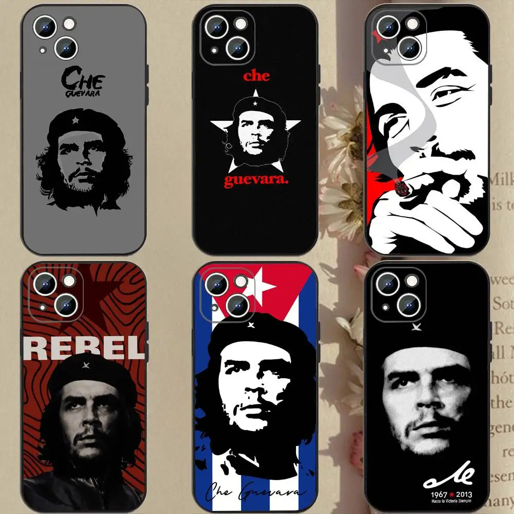 

Che Guevara Cuba Portrait Phone Case Magnetic Silicone Soft Case For IPhone 17 16 15 14 13 12 11 Plus Pro Max Air